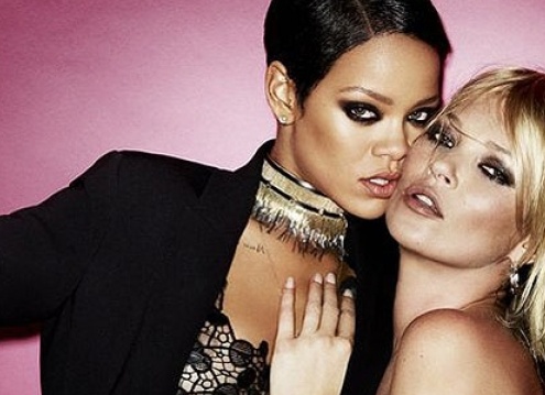 Рианна и Кейт Мосс снялись в откровенной фотосессии